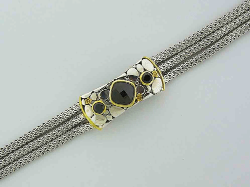 Premium 925 Sterling Silver Bracelet featuring Black Onyx stone