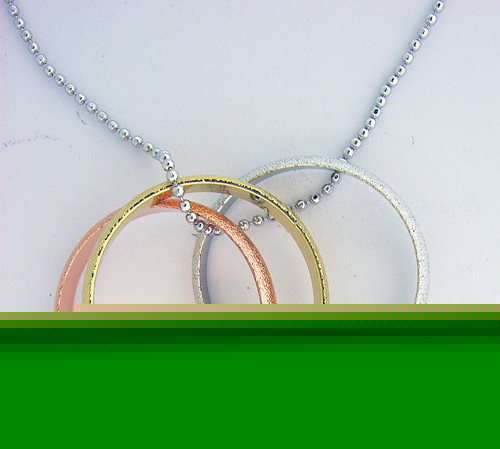 Elegant Three Rings Necklace showcasing premium craftsmanship and lapidary techniques