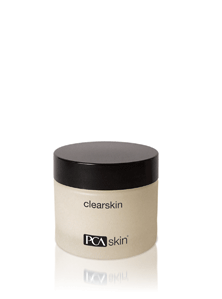 A bottle of Clearskin pHaze 18 Evening Moisturizer skincare product