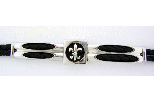Premium black rubber bracelet showcasing modern minimalist design and durability